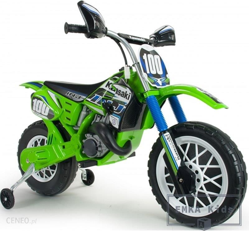 Injusa Kawasaki Motor Elektryczny Cross 12V Ciche koła