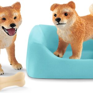 Schleich Shiba Inu Matka I Szczenię 42479